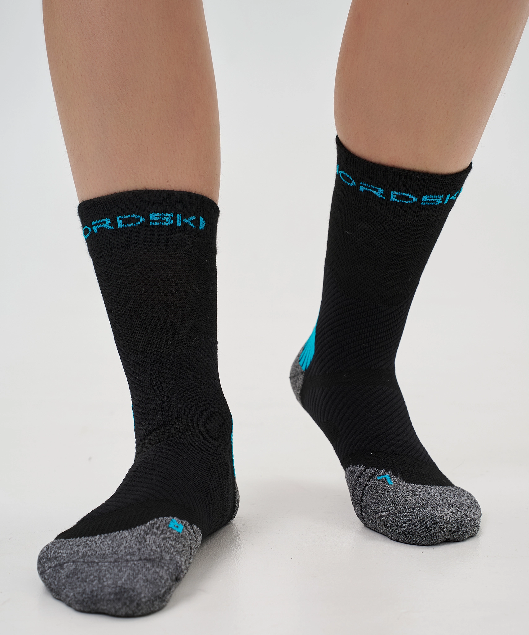 Носки Winter Run Black/Light Blue