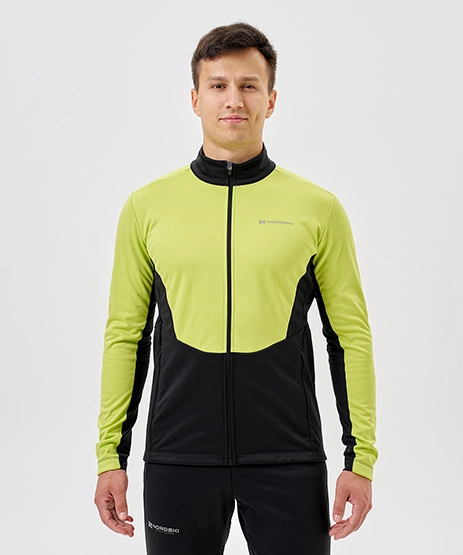 Тренировочная куртка Nordski Advance White/True Blue/Black
