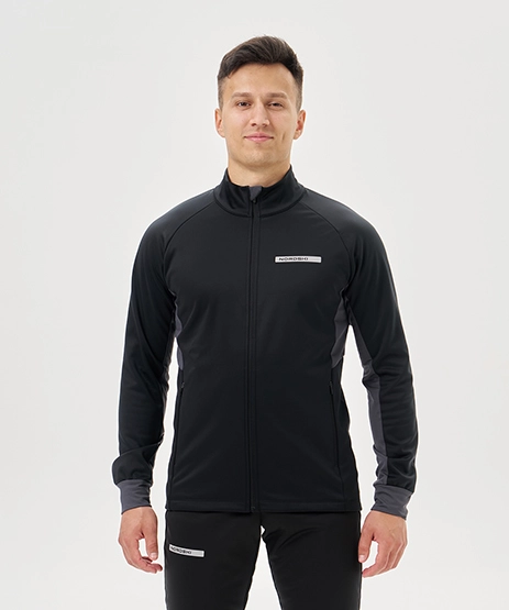 Тренировочная куртка Nordski Core Black/Light Blue