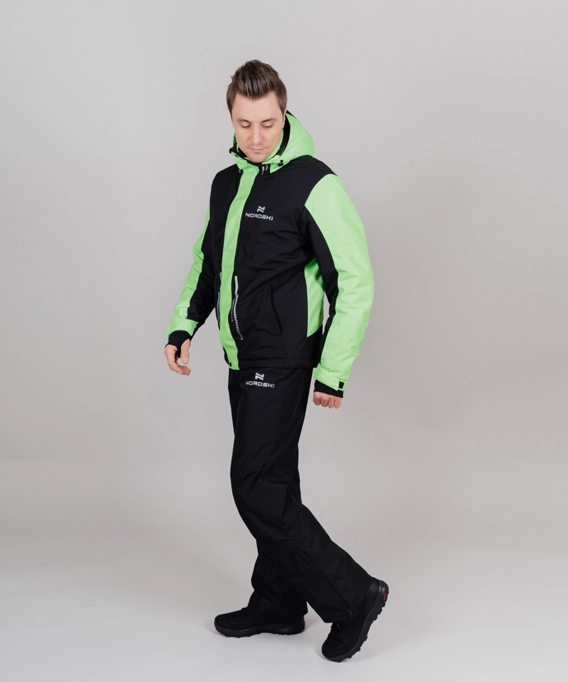 Горнолыжная куртка Nordski Extreme Black/Lime