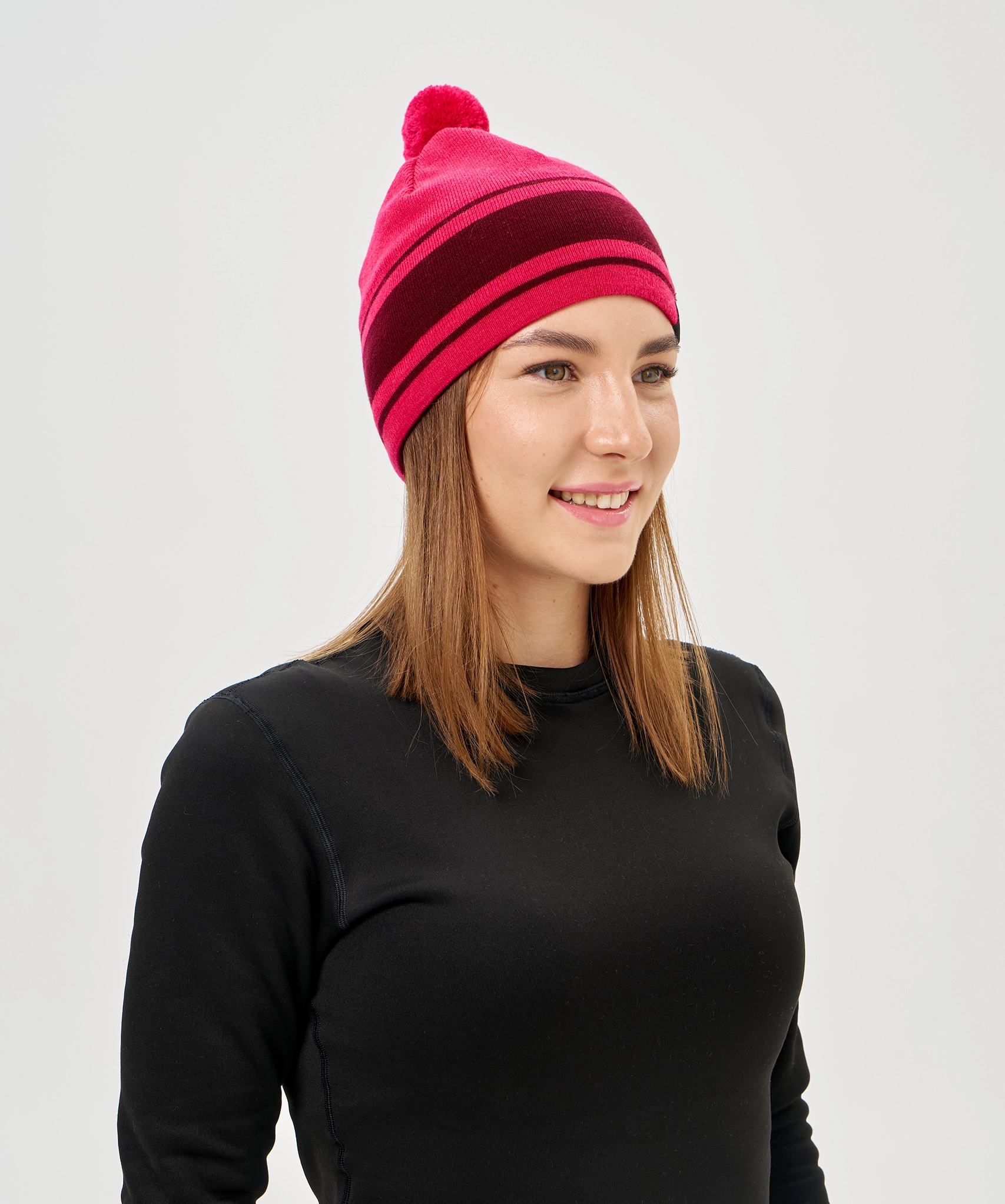 Шапка Nordski Tone Stripe Pink