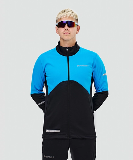 Тренировочная куртка Nordski Pro 2.0 White/Red/Blue