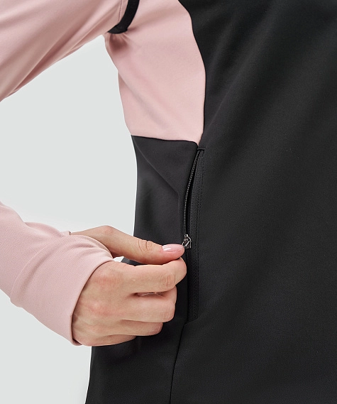 Жилет тренировочный Nordski Core Black/Soft Pink W