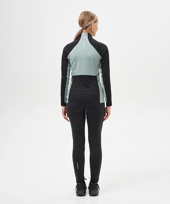 Тренировочная куртка Nordski Race Black/Ice Mint W