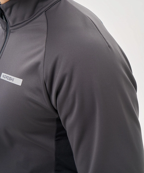 Тренировочная куртка Nordski Core Graphite/Black