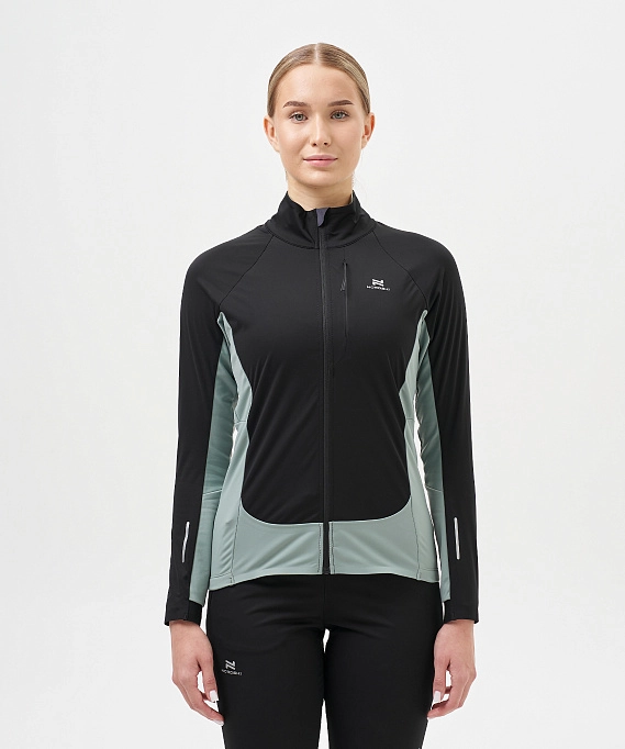 Тренировочная куртка Nordski Race Black/Ice Mint W