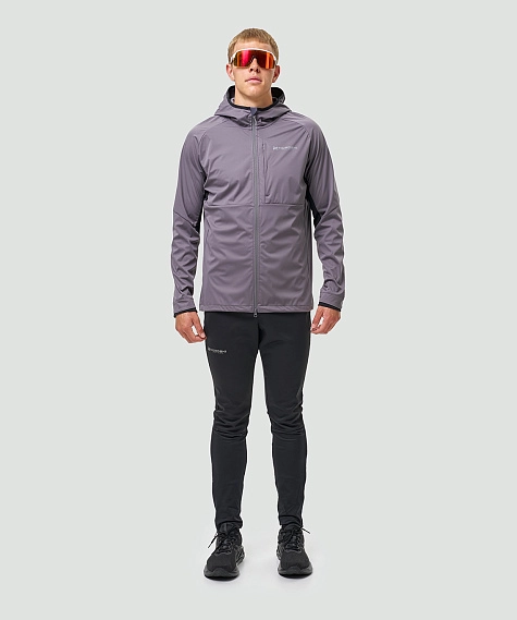 Тренировочная куртка Nordski PRO TOUR HOOD Shark/Black