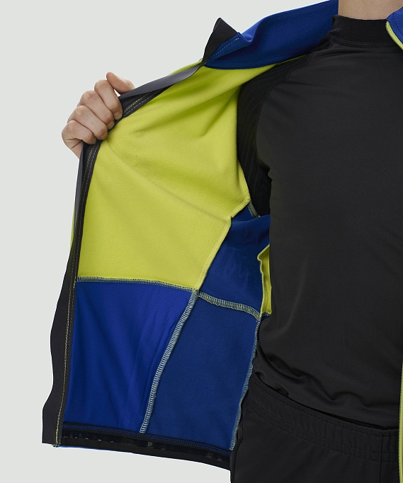 Тренировочная куртка Nordski Jr. Advance True Blue/Lime