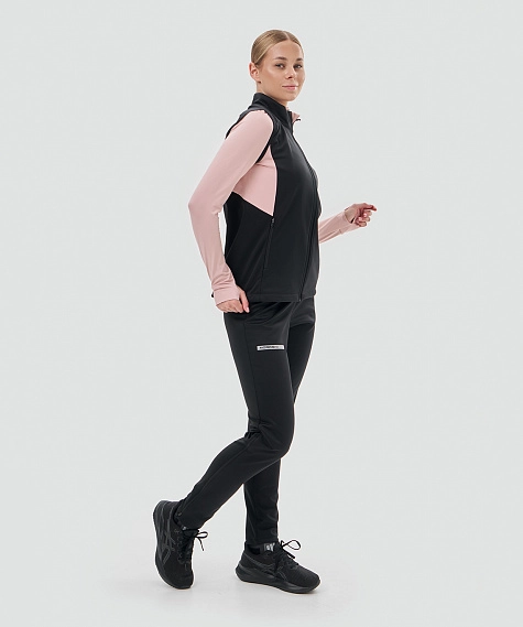 Жилет тренировочный Nordski Core Black/Soft Pink W