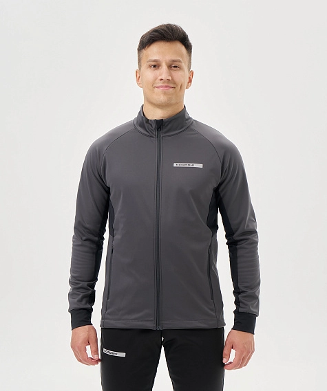 Тренировочная куртка Nordski Core Graphite/Black