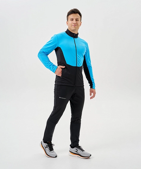 Тренировочная куртка Nordski Advance Light Blue/Black