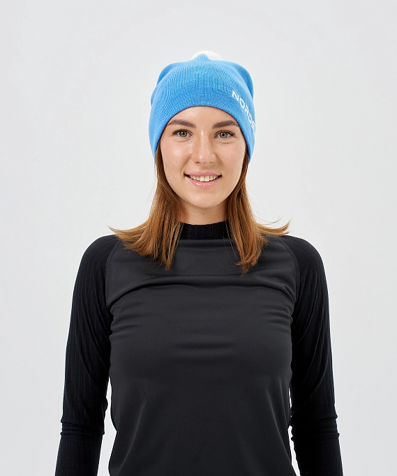 Шапка Nordski Embroidery Light Blue