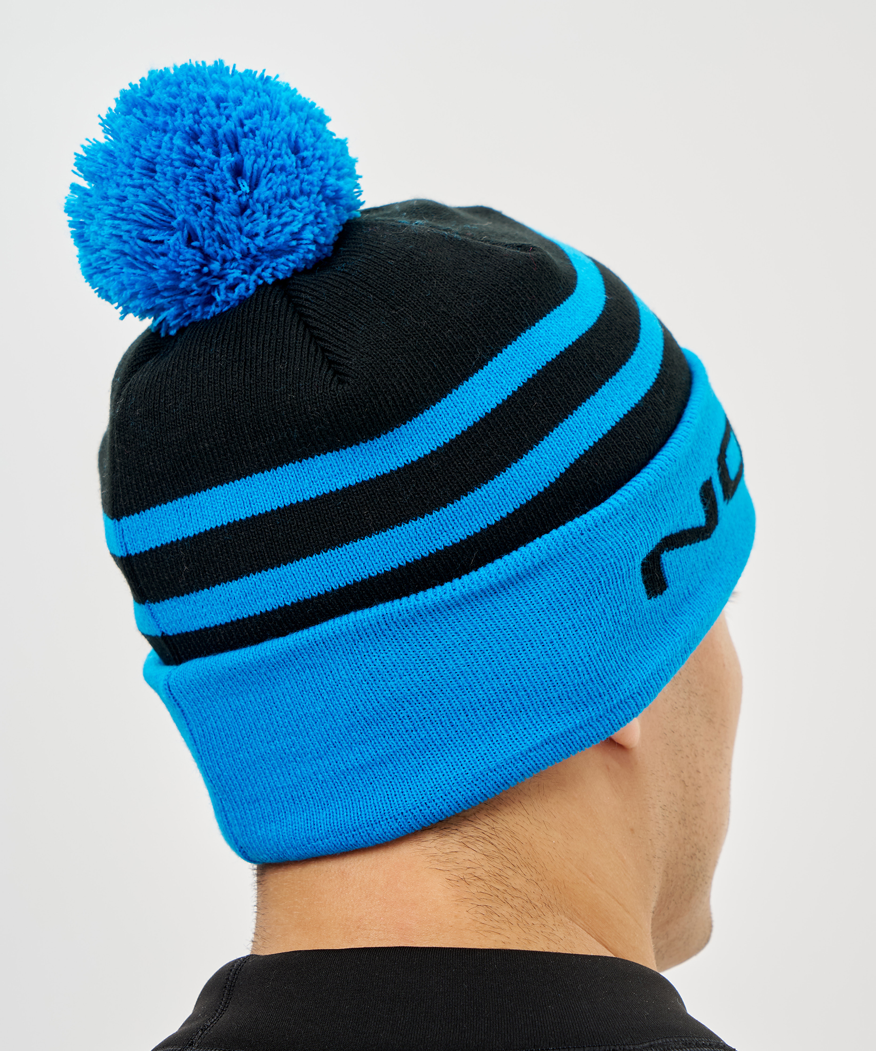Шапка Nordski Winter Black/Light Blue