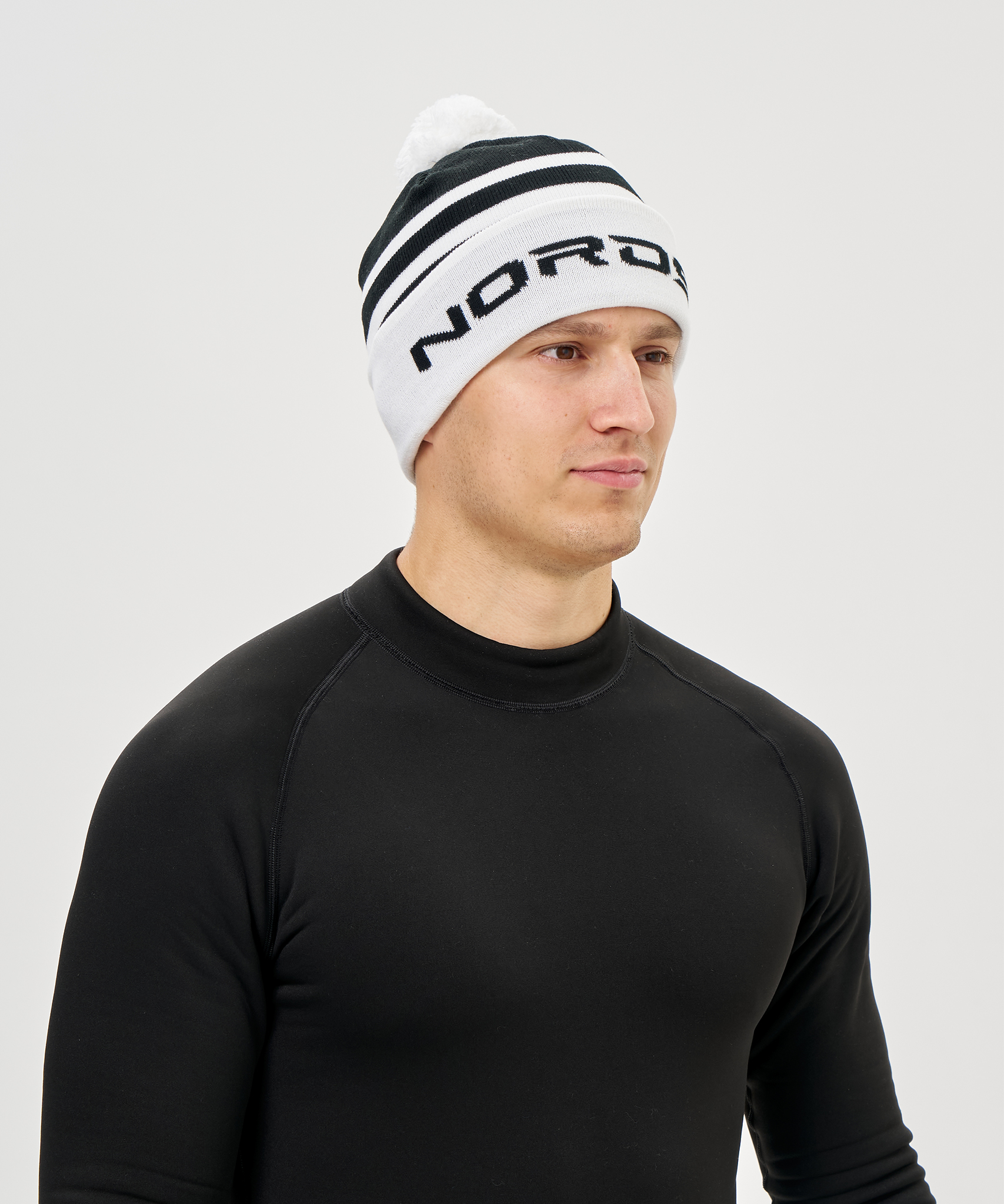 Шапка Nordski Winter Black/White