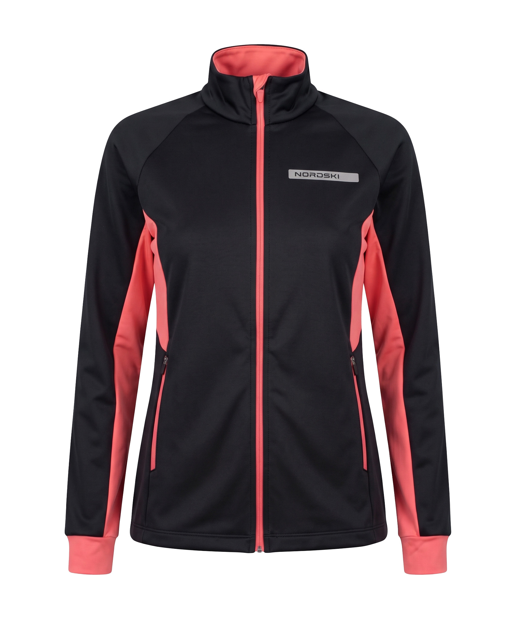 Тренировочная куртка Nordski Core Black/Coral W