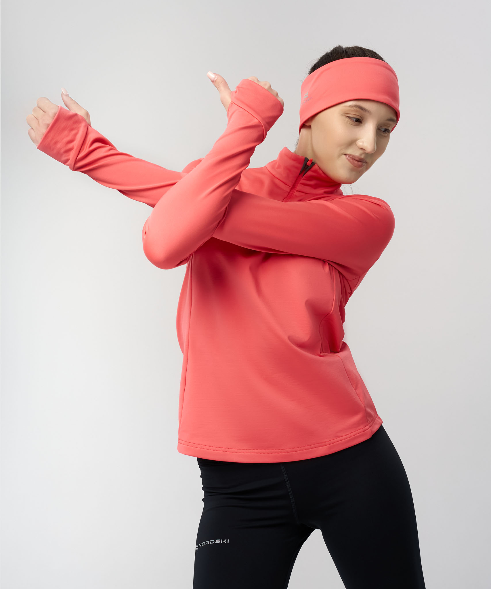 Лонгслив Nordski Warm 2.0 Coral W