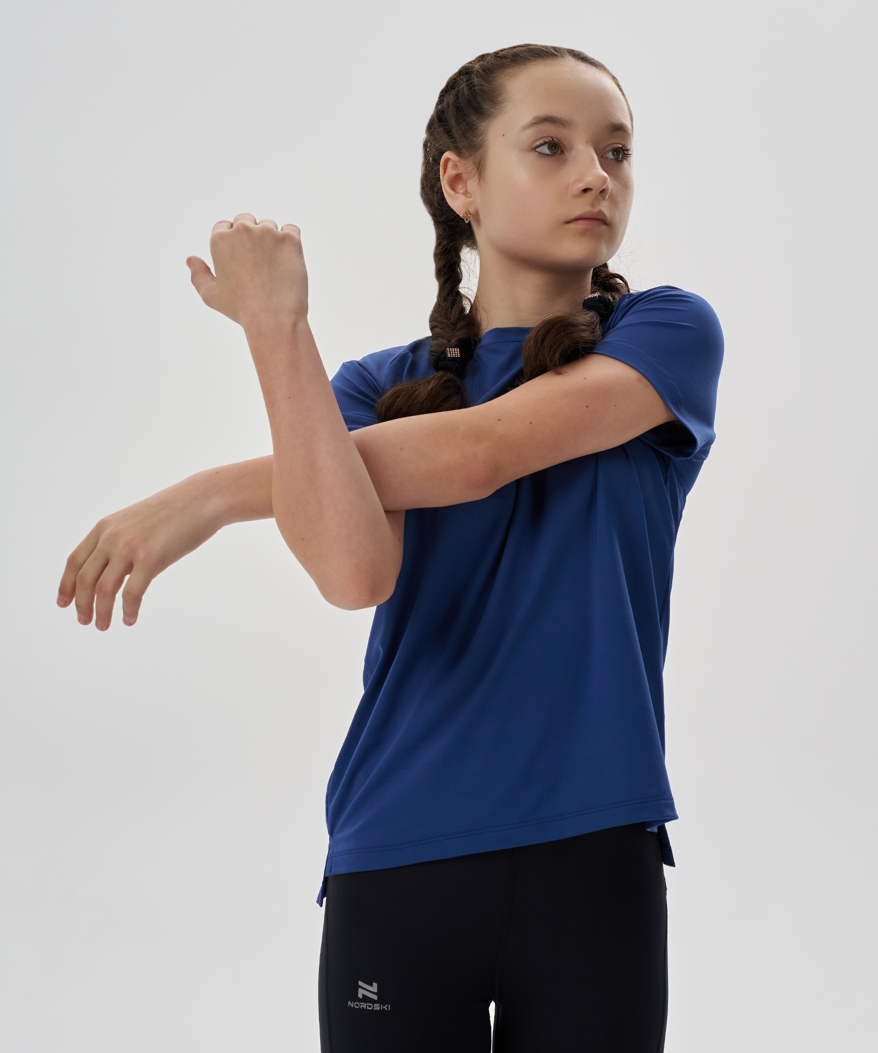 Футболка Nordski Jr. Run 2.0 Dark Ocean