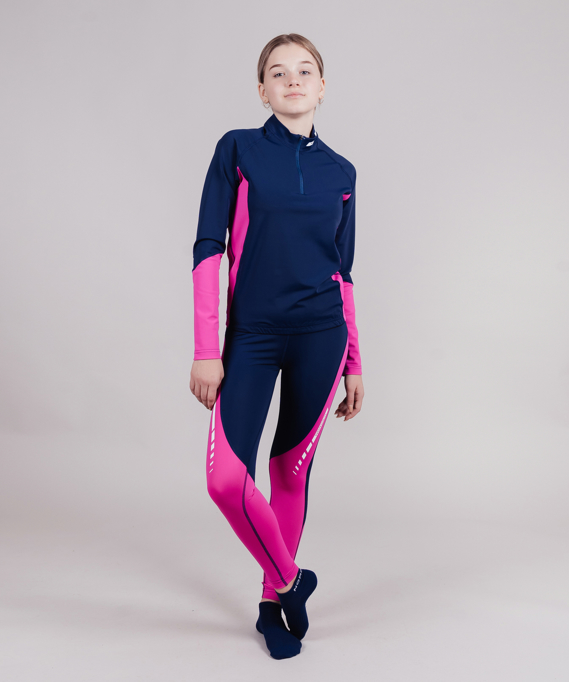 Гоночный костюм Nordski Jr.Base Dark Blue/Pink