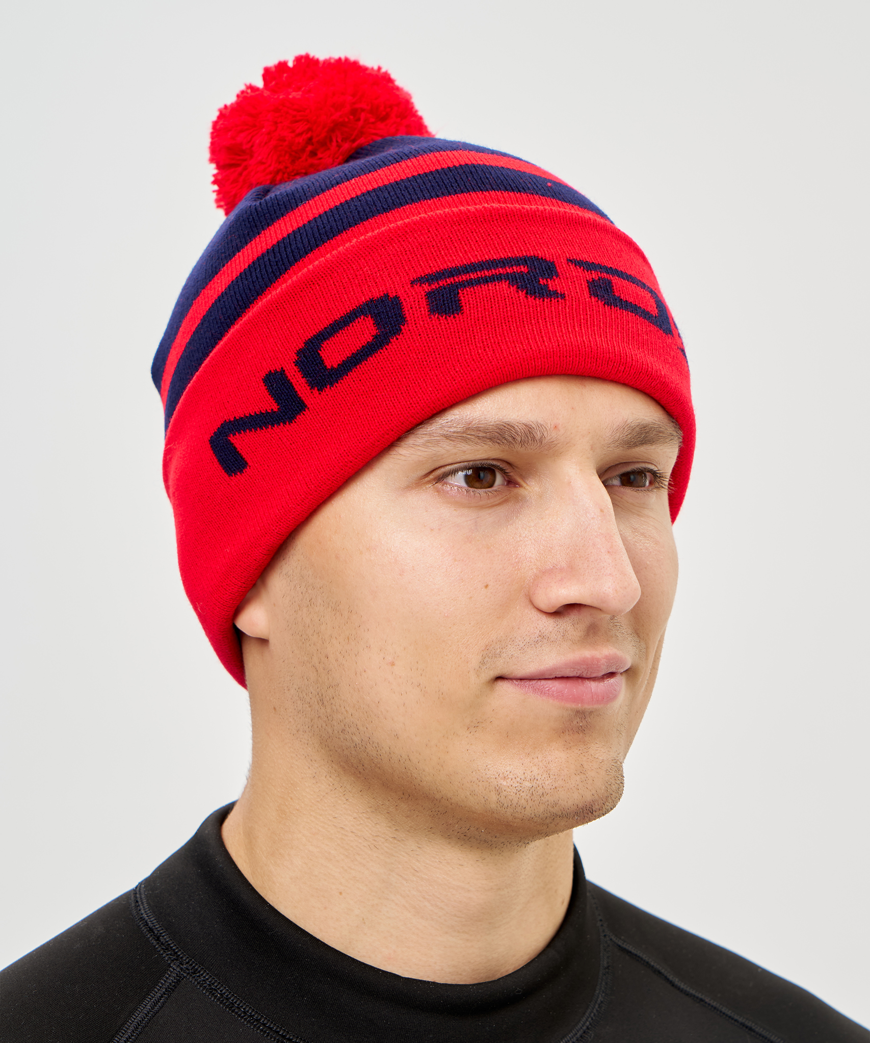 Шапка Nordski Winter Dark Blue/Red