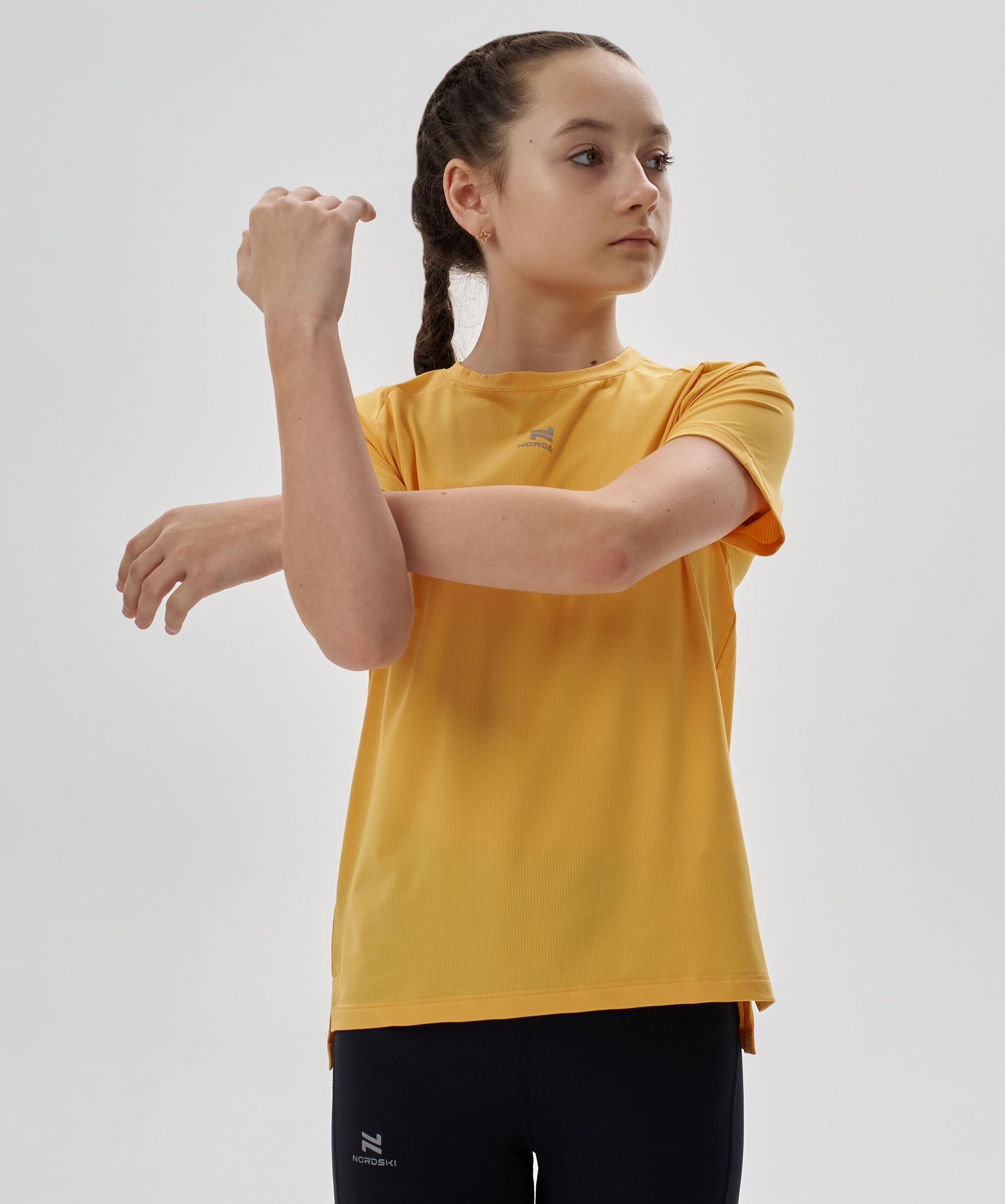 Футболка Nordski Jr. Run 2.0 Apricot