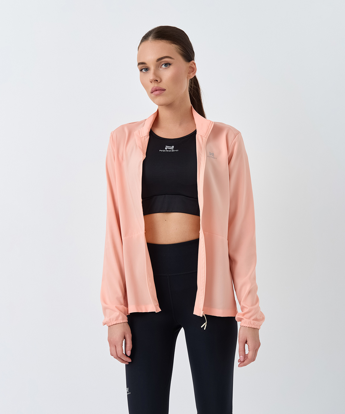 Ветровка беговая Nordski Light Cross Peach W