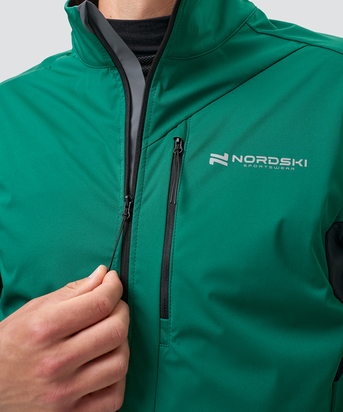 Тренировочная куртка Nordski PRO TOUR Alpine Green/Black