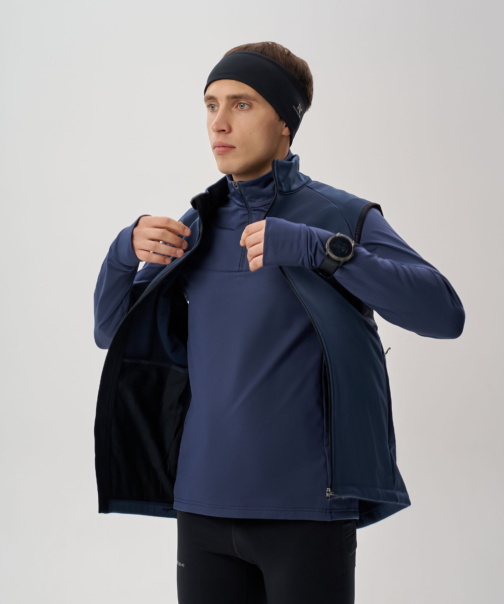 Жилет тренировочный Nordski Core Titan/Black