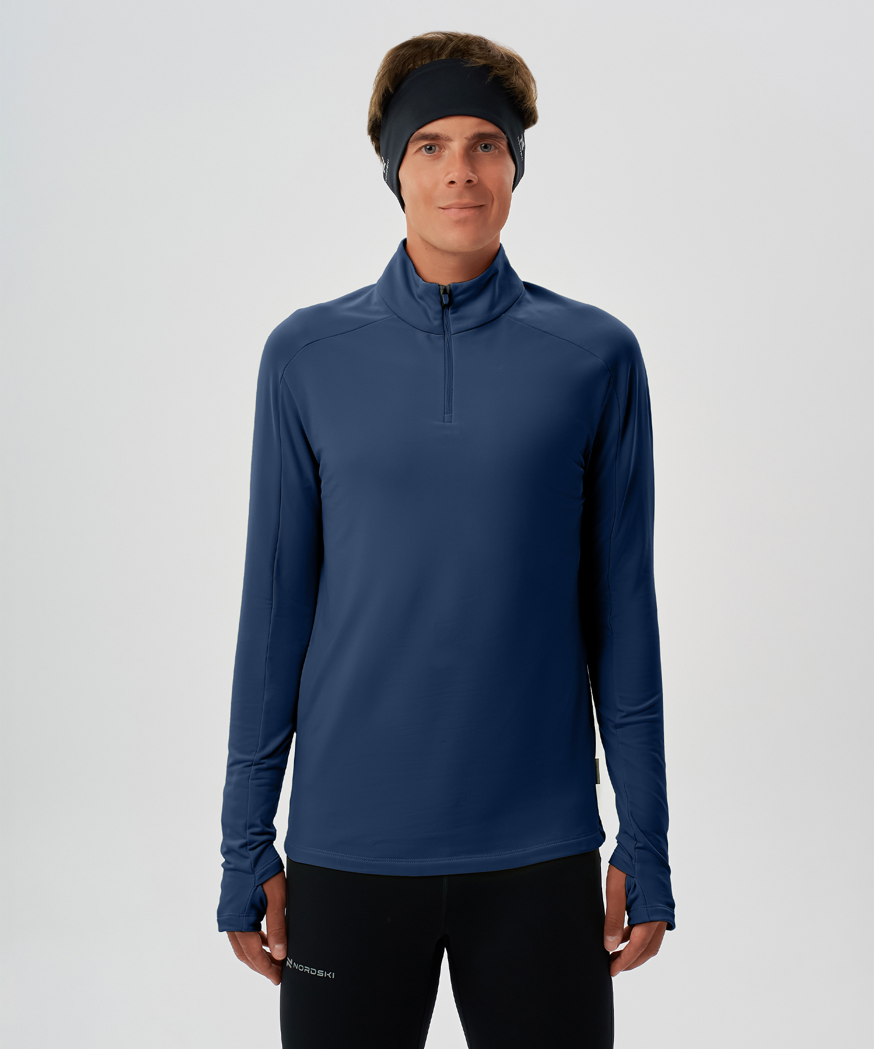 Лонгслив Nordski Winter Running Blue