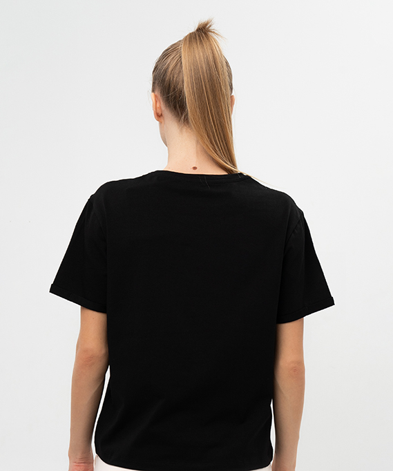 Футболка Nordski Simple Logo Black/Crystal W