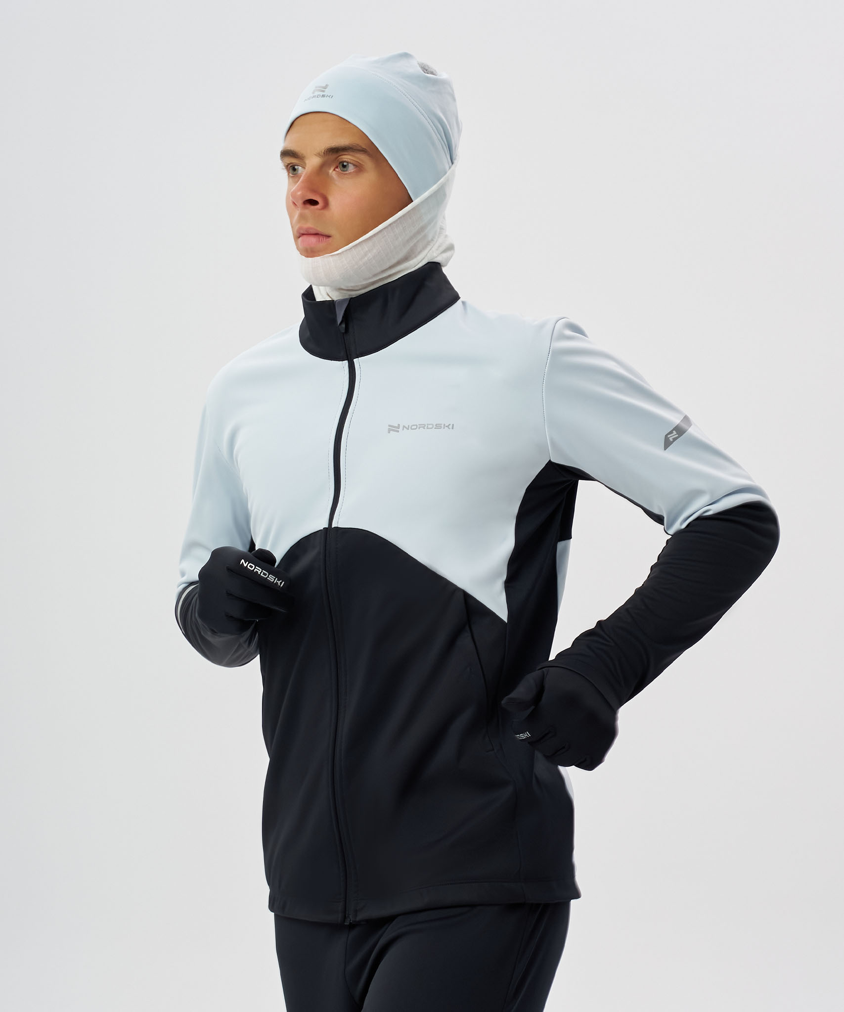 Тренировочная куртка Nordski Pro 2.0 Pearl Blue/Black