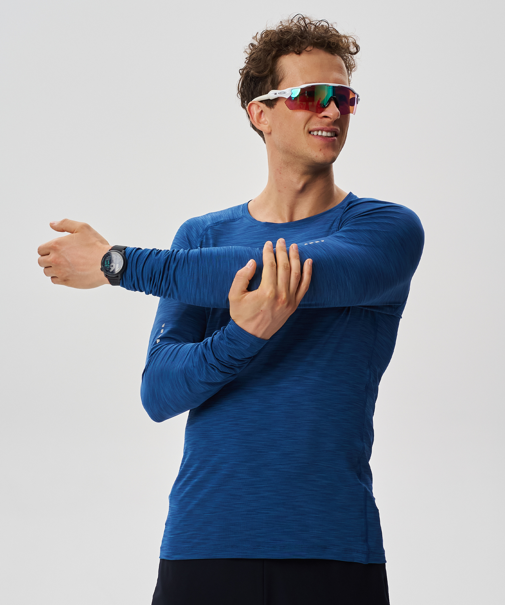 Футболка Nordski Pro Dark Blue с длинным рукавом