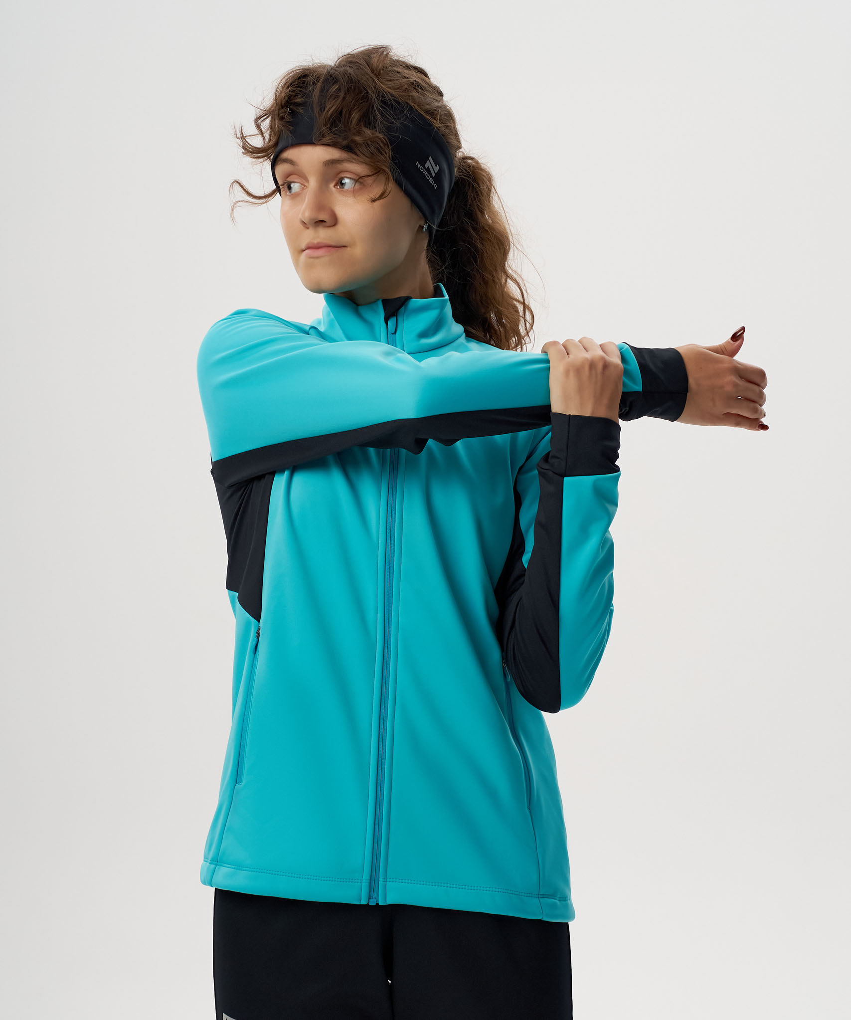 Тренировочная куртка Nordski Core Light Breeze/Black W