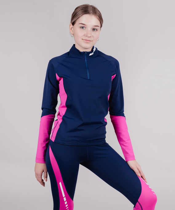 Гоночный костюм Nordski Jr.Base Dark Blue/Pink