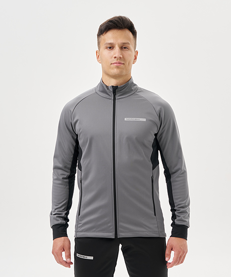 Тренировочная куртка Nordski Core Black/Light Blue