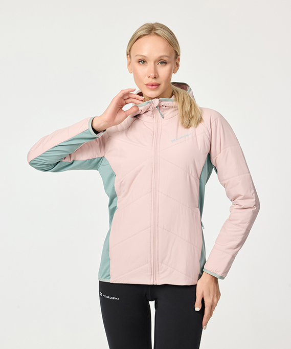 Куртка Nordski Hybrid Warm 2.0 Soft Pink/Ice Mint W