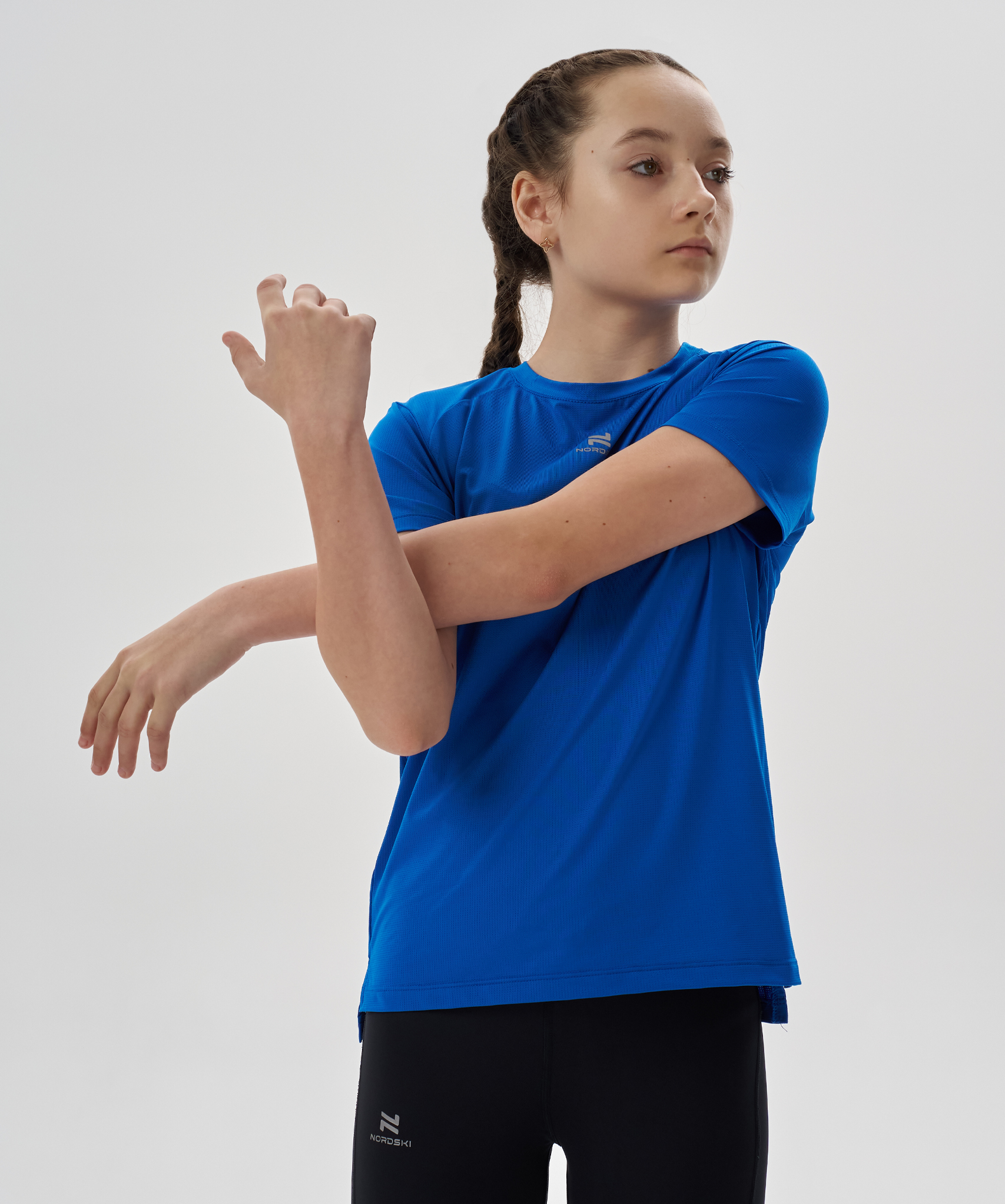 Футболка Nordski Jr. Run 2.0 Saphire