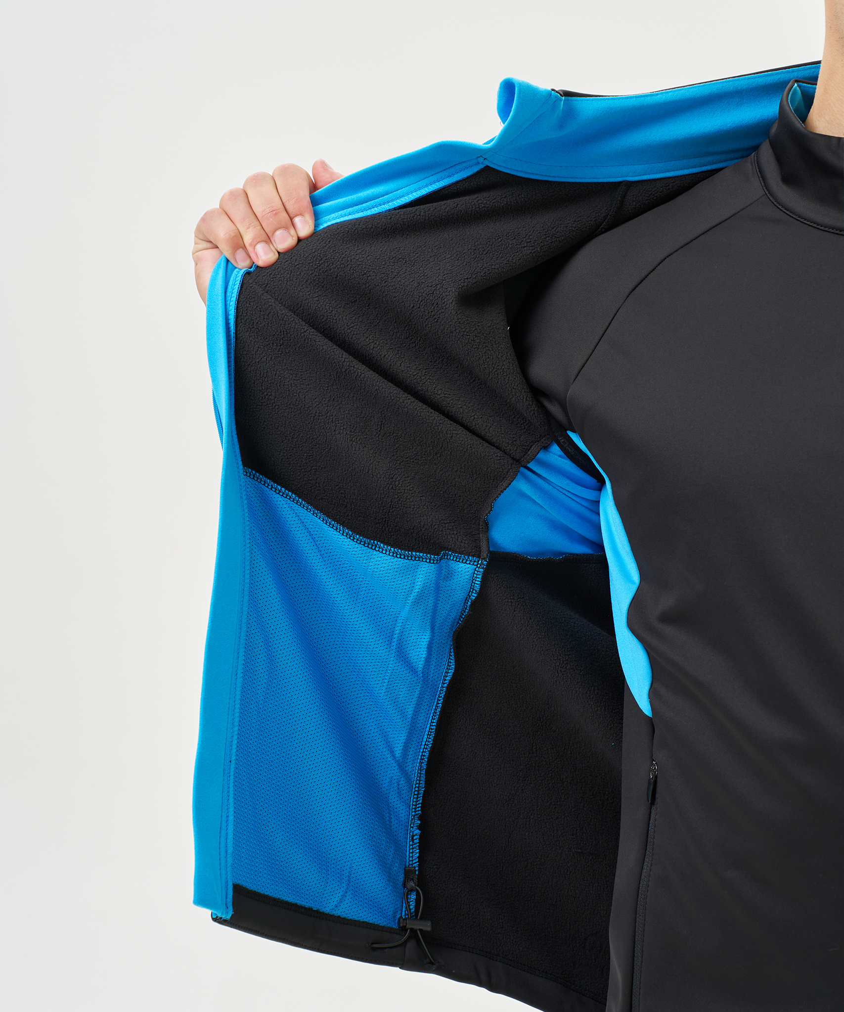 Жилет тренировочный Nordski Core Black/Light Blue