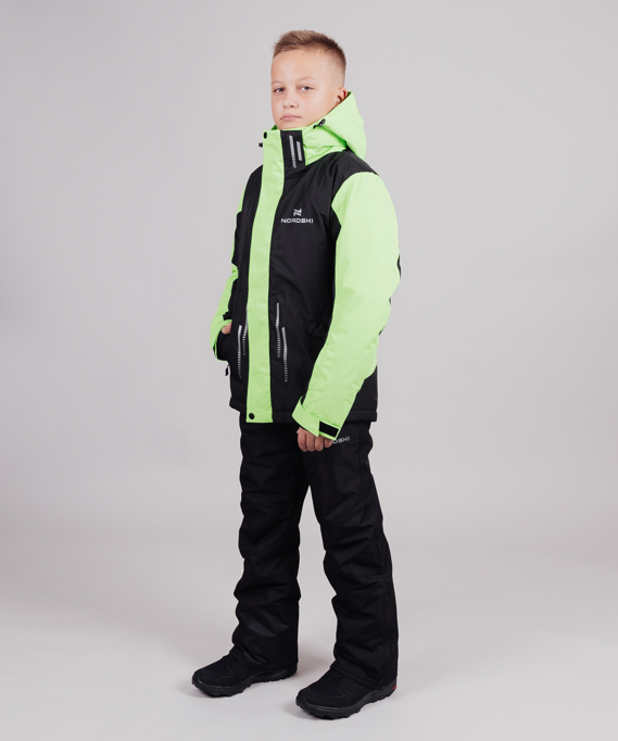 Горнолыжная куртка Nordski Jr. Extreme Black/Lime